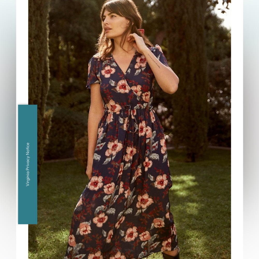 Christy Dawn Dawn dress in navy anemone